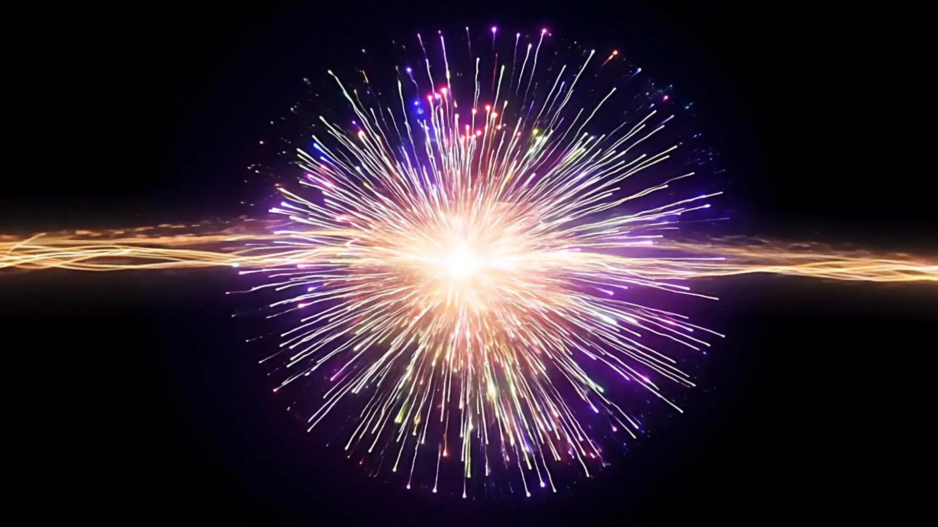 Explosive Fireworks Overlay Video